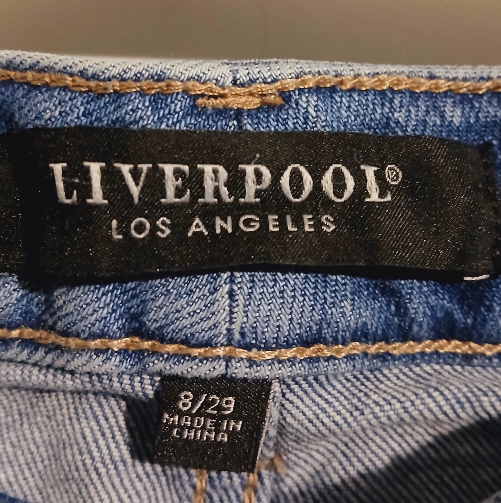 Blue Boyfriend Jeans with Distressed Details - Picture 6 of 6